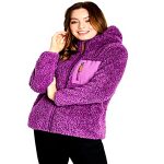 Felpa Donna CityComfort Pile Sherpa Viola Blu Navy S-XL