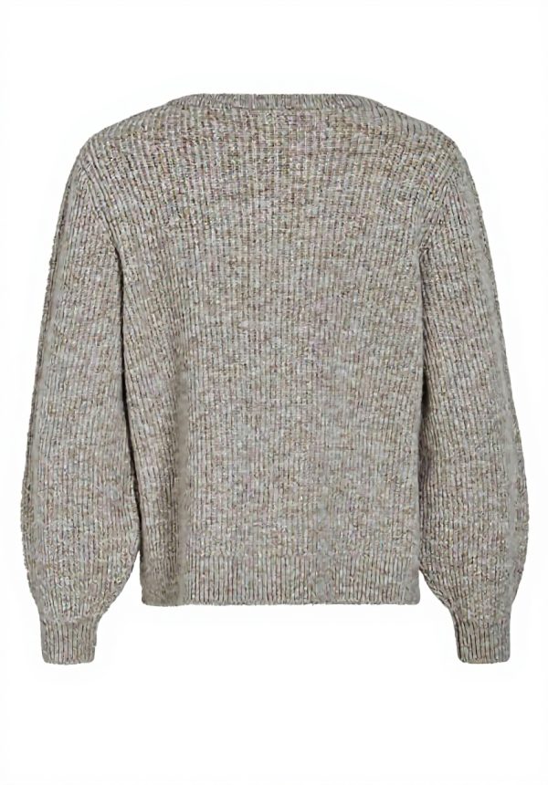 Maglione Vila Donna V-Neck Lavorato Caldo Sostenibile