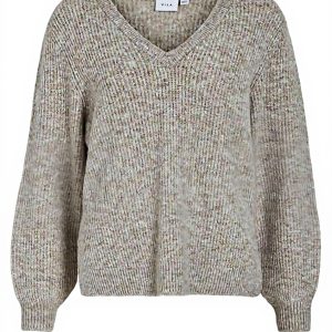 Maglione Vila Donna V-Neck Lavorato Caldo Sostenibile