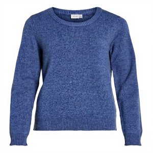 Maglione Vila Donna Collo Tondo Maglia Caldo Sostenibile