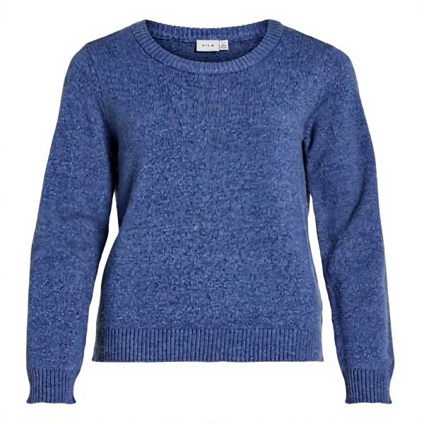 Maglione Vila Donna Collo Tondo Maglia Caldo Sostenibile