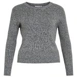 Maglia girocollo Vila Vicomfy donna maniche lunghe