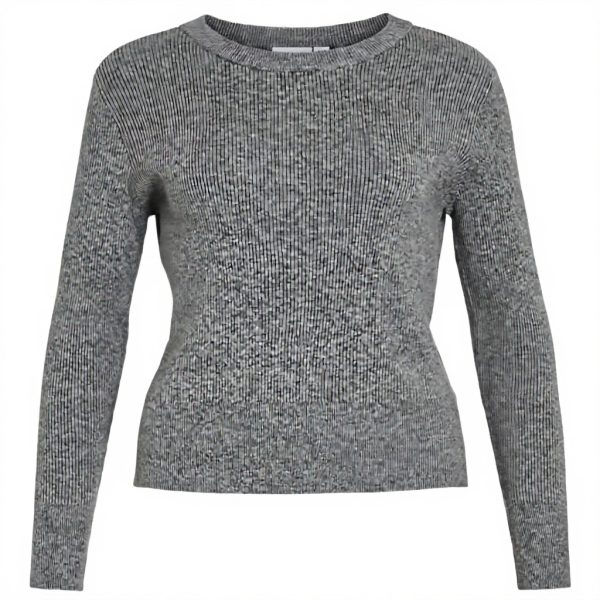 Maglia girocollo Vila Vicomfy donna maniche lunghe