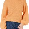 Maglione Vila Donna Boatneck Girocollo Shell Coral-0