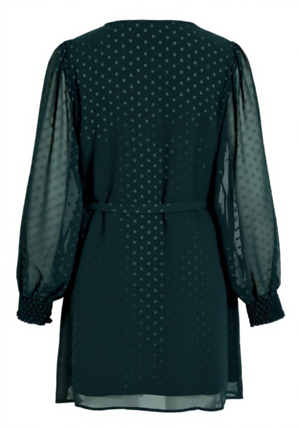 Vila Viedee Abito Donna Scollo V Maniche Lunghe Casual