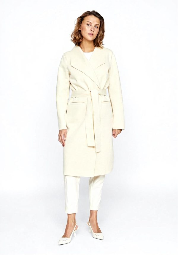 Cappotti Donna Vila Vijuice Coat-Noos Nero Betulla