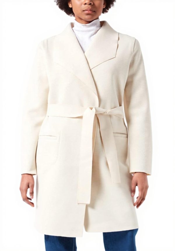 Cappotti Donna Vila Vijuice Coat-Noos Nero Betulla