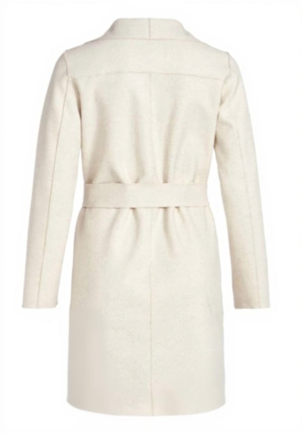 Cappotti Donna Vila Vijuice Coat-Noos Nero Betulla