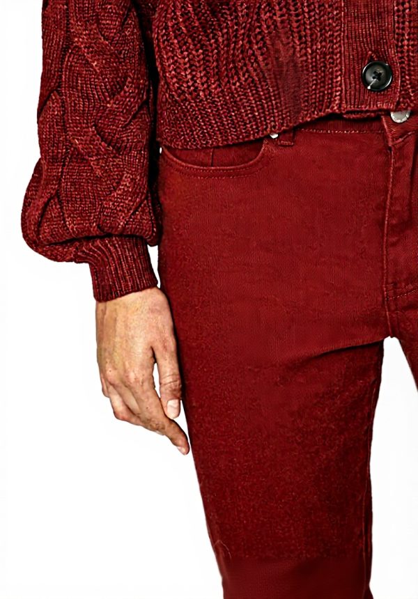 Vila Vistray Jeans Donna Denim Dritti Pantaloni Colore Beige