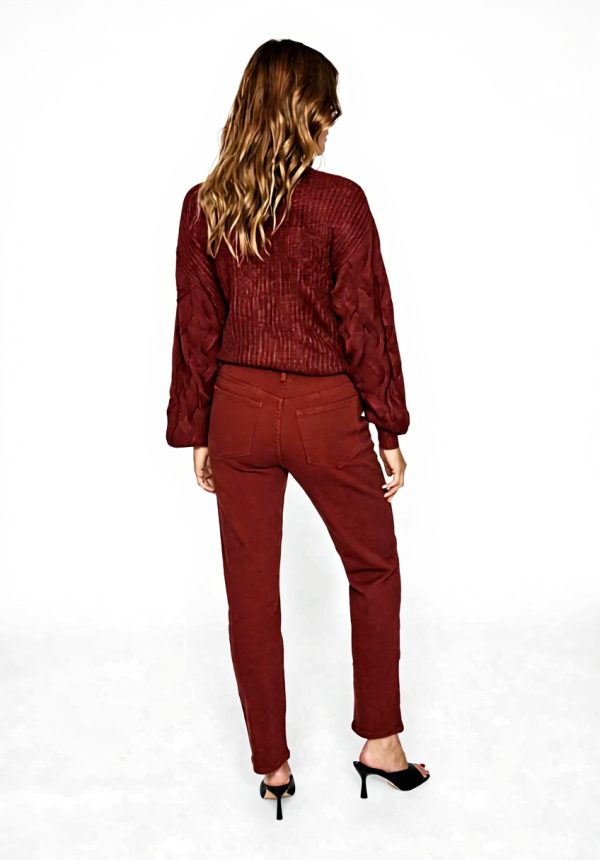 Vila Vistray Jeans Donna Denim Dritti Pantaloni Colore Beige