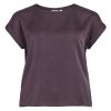 Vila Top Satin Donna T-Shirt Sostenibile Traspirante