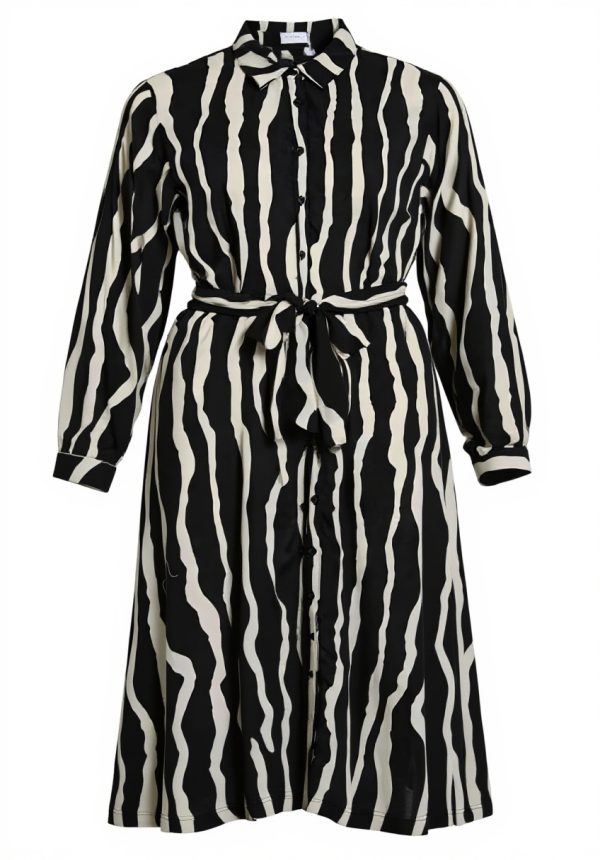 Vila Ankle Shirt Dress Women Long Sleeve Casual Wear