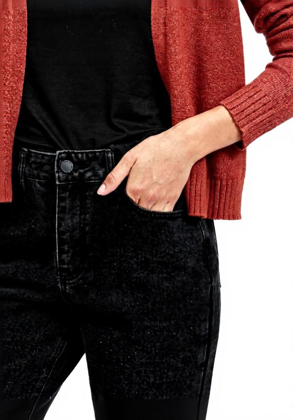 Cardigan Donna VILA Aperto Corto Viscosa Chicco Caffè