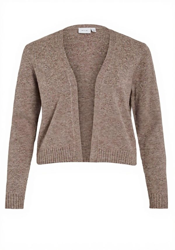Cardigan Vila Donna Maglione Aperto Caldo Materiali