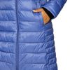 Cappotto Vila Collo Alto Donna Azzurro Tasche Aperte