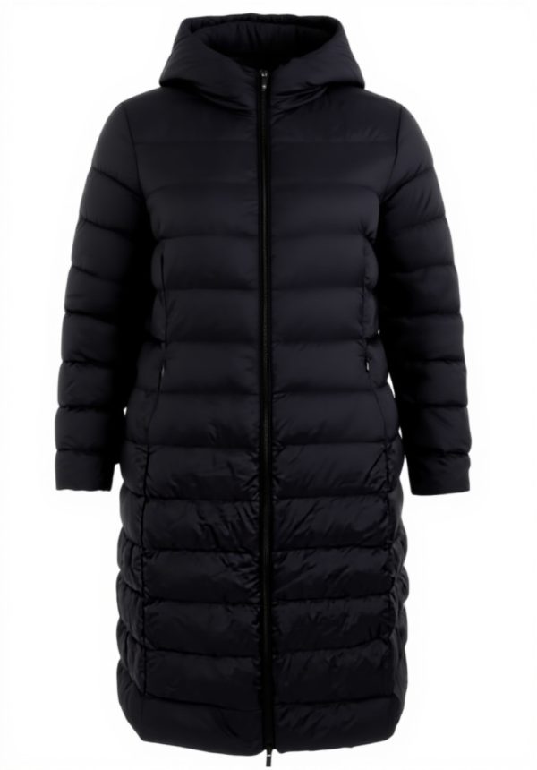 Vila Down Coat VIMANYA Long Womens Winter Jacket Black