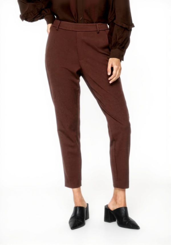 Pantaloni Vila Vita Alta Slim Fit Donna Sostenibili