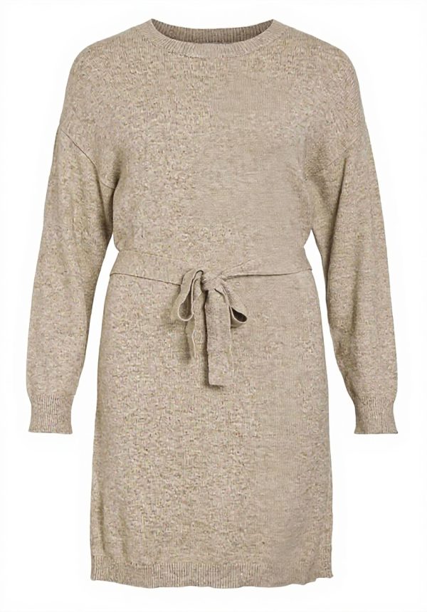 Abito Vila Donna Maglia Cinturato Corto Bestseller