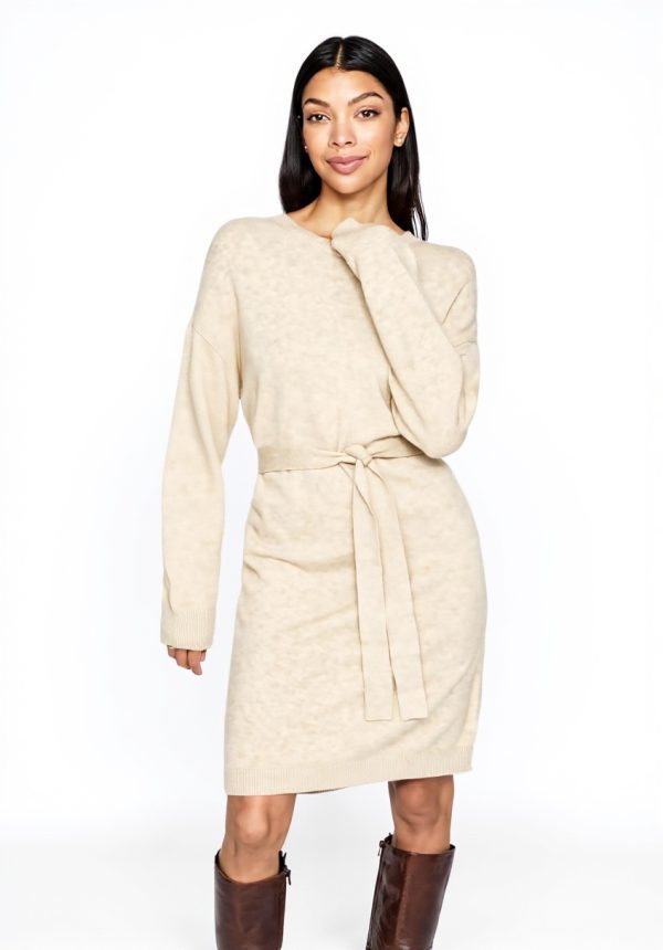 Abito Vila Donna Maglia Cinturato Corto Bestseller