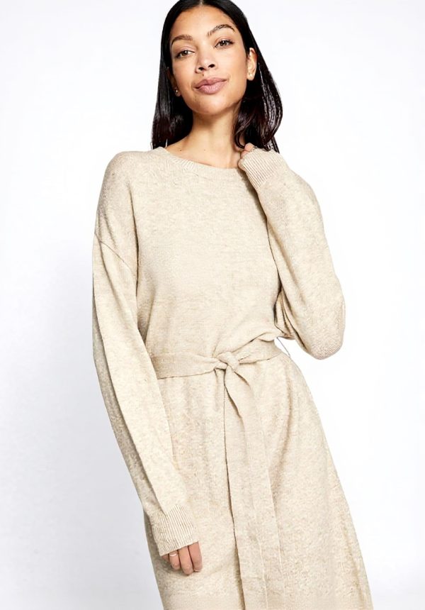 Abito Vila Donna Maglia Cinturato Corto Bestseller