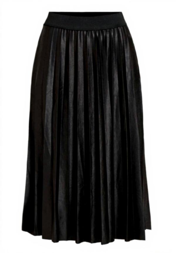 Gonna Midi Plissettata Vila VINITBAN Cotone Morbido Donna