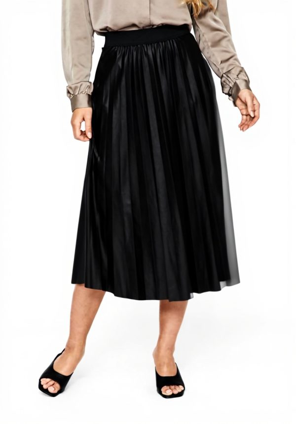 Gonna Midi Plissettata Vila VINITBAN Cotone Morbido Donna