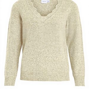 Vila Maglione Donna Scollo a V Maniche Lunghe Maglieria
