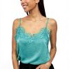 Vila Strap Top VICAVA Lace Trim Womens Fashion Tops