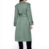 Vila Trenchcoat Women Belted Coat Deep Depths Savannah Tan