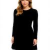 Vila Abito Donna Maglia Midicollo Casual Nero S