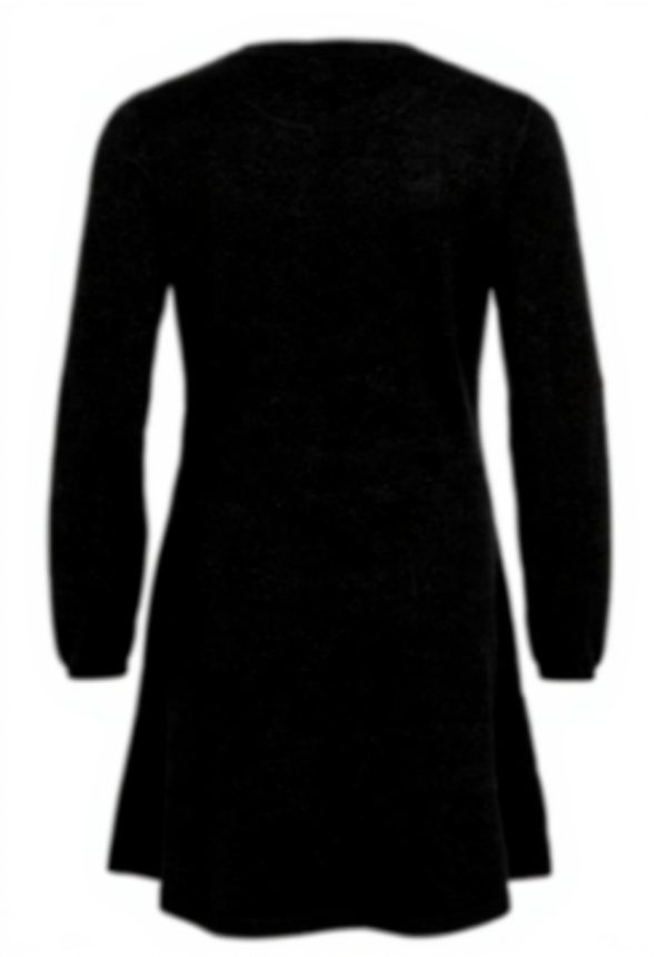 Vila Abito Donna Maglia Midicollo Casual Nero S
