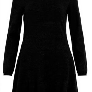 Vila Abito Donna Maglia Midicollo Casual Nero S
