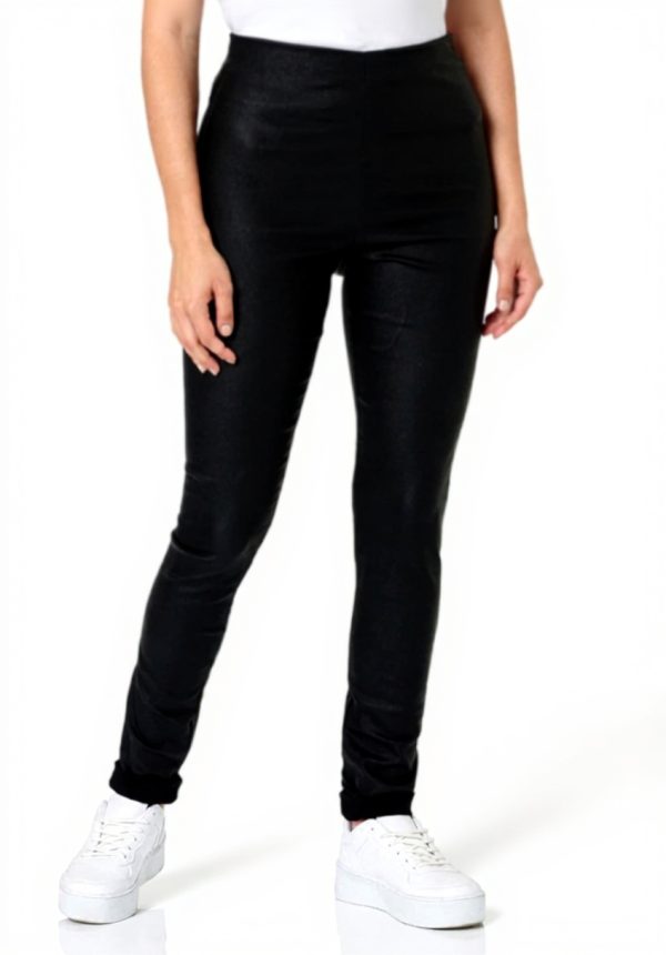 Vila Vicommit Leggings Donna Nero Materiali Sostenibili