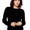 Vila Maglione Donna O-Neck LS Knit Top Sustainable Material