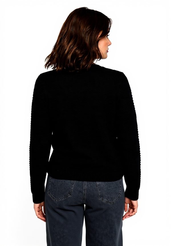 Vila Maglione Donna O-Neck LS Knit Top Sustainable Material