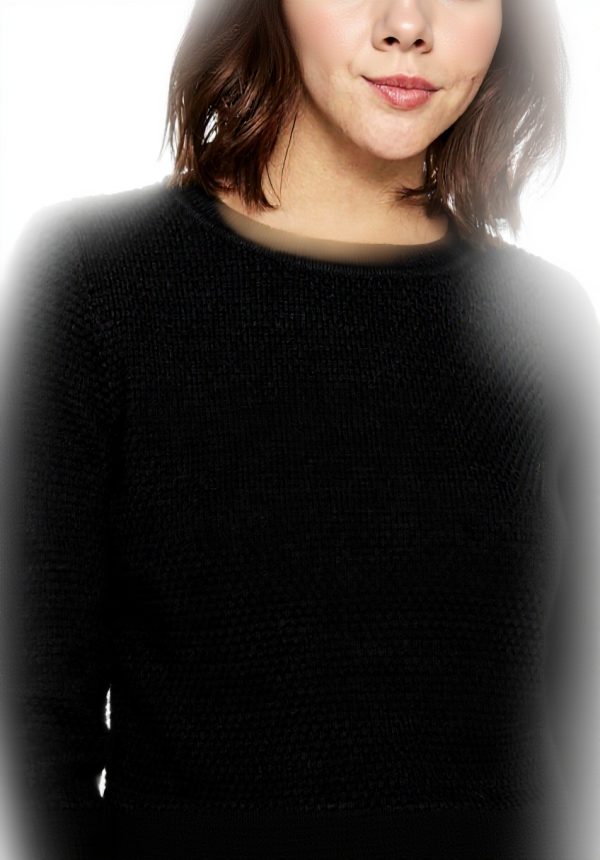 Vila Maglione Donna O-Neck LS Knit Top Sustainable Material