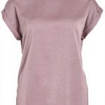 Top Vila Satin Toadstool Donna Canotte Spalle Basso