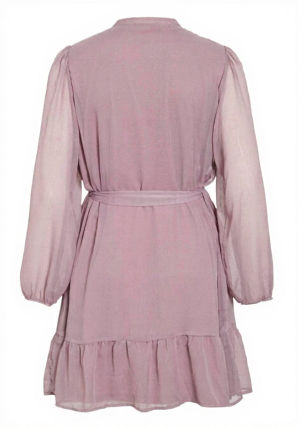 Vila Vifalia Long Sleeve Dress Women Casual Button Front