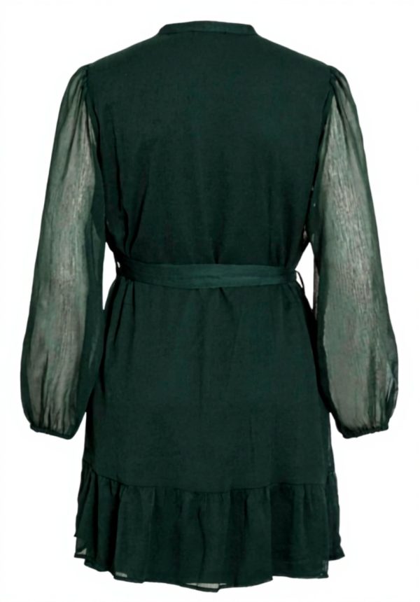 Vila Vifalia Long Sleeve Dress Women Casual Button Front