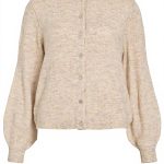 Vila Cardigan Donna Maglione Collo Tondo Maniche Lunghe