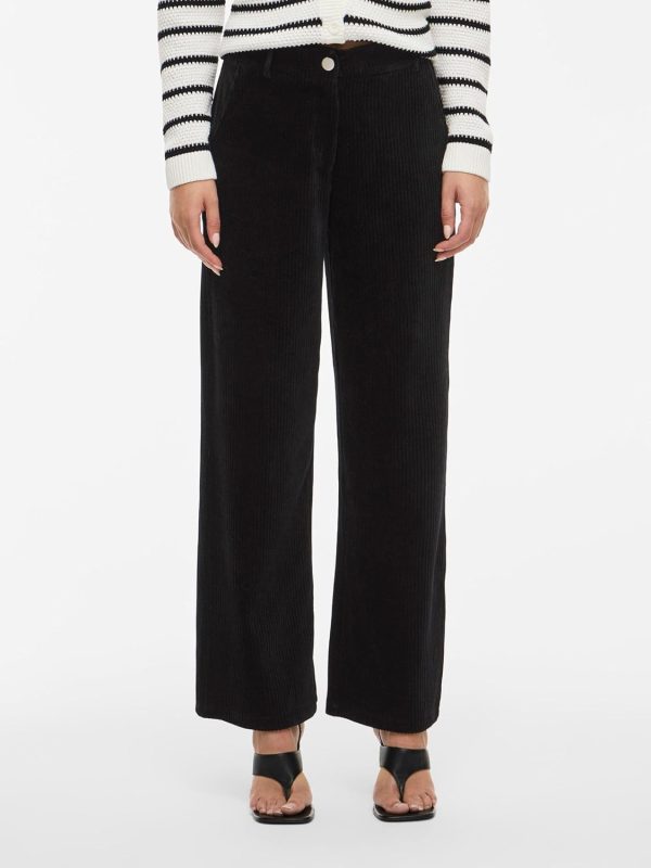 Vila Vikita Wide Corduroy Pants Women Comfort Fit-1