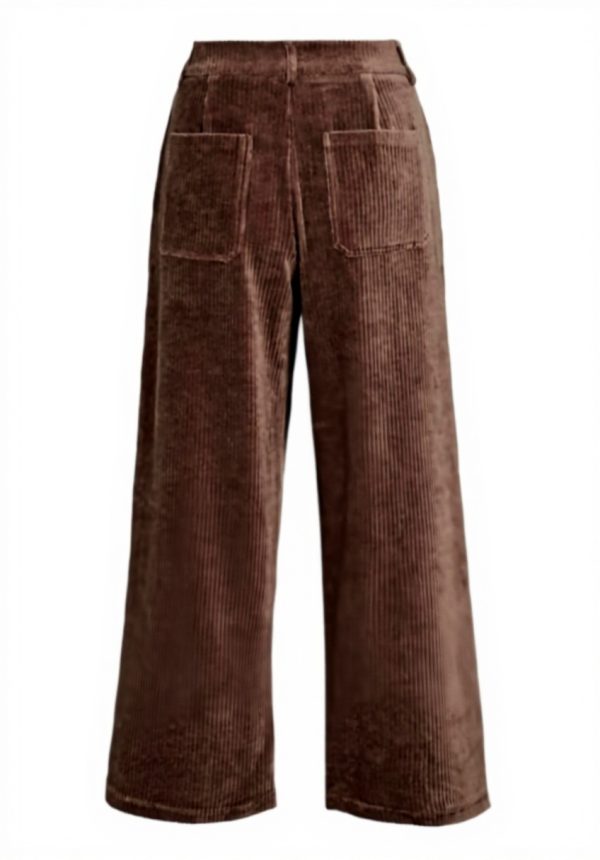 Vila Vikita Wide Corduroy Pants Women Comfort Fit