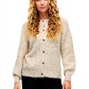 Vila Cardigan Donna Maglione Girocollo Maniche Lunghe
