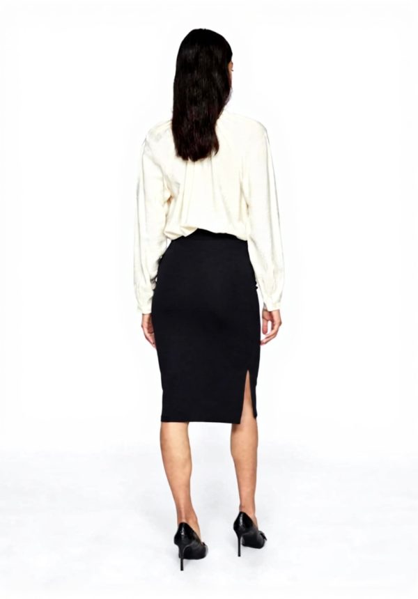 Gonna Tube Vila Vilie HW Donna Vita Alta Elastica Nero