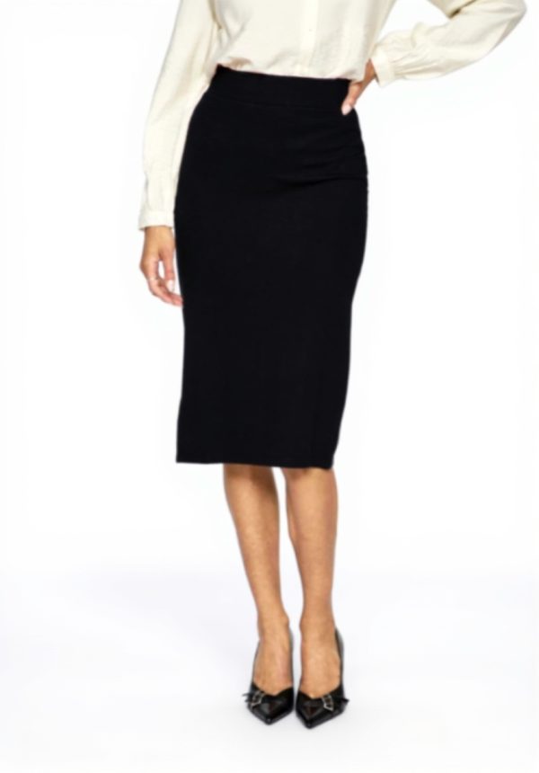 Gonna Tube Vila Vilie HW Donna Vita Alta Elastica Nero