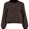 Maglione Donna Vila Vilory Collo Alto Pullover Noos