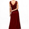 Vila Vilynnea Maxi Dress Noos Donna Pizzo Rosso Mattone