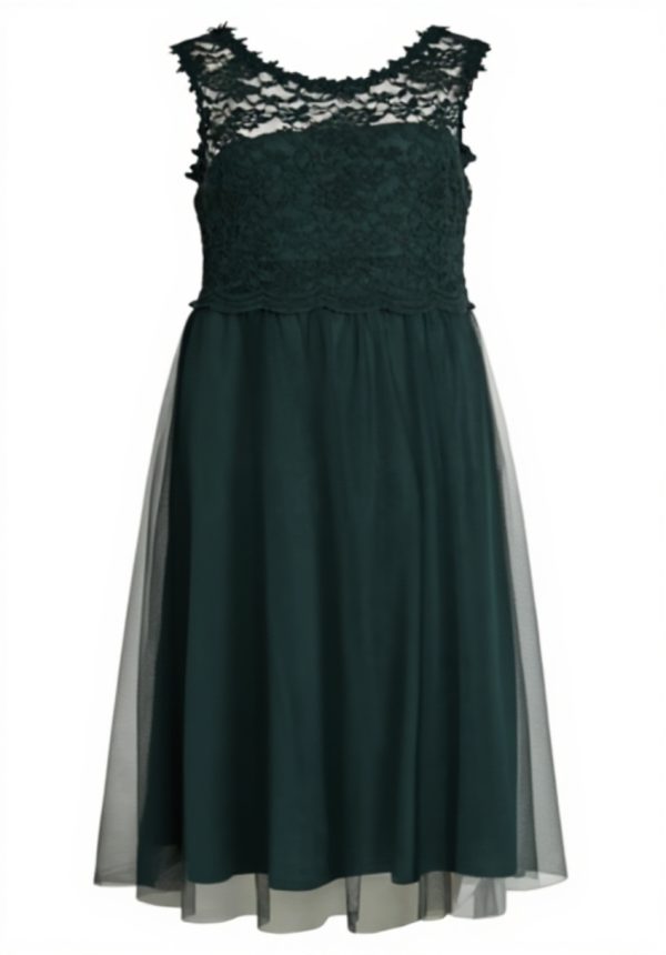 Vila Vilynnea Maxi Dress Women Evening Gown Lace Details