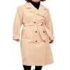 Cappotto Donna Vila Vimersin Trench Longo Beige Classico