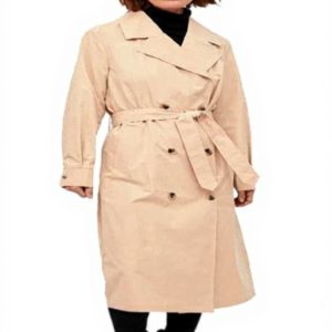 Cappotto Donna Vila Vimersin Trench Longo Beige Classico